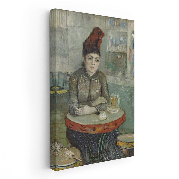 Segatori Sitting in the Cafe du Tambourin, 1887 - Canvas Print Wall Art