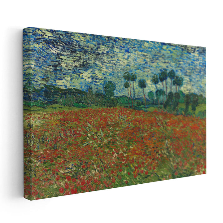 Field Of Poppies, Auvers-sur-Oise, 1890 - Canvas Print Wall Art