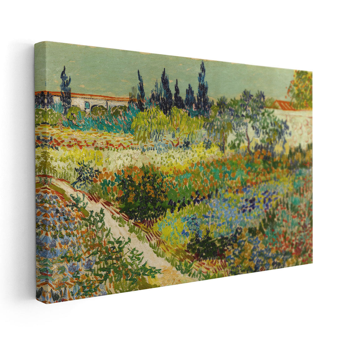 The Garden at Arles, 1888 - Canvas Print Wall Art