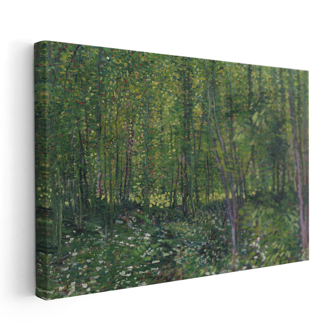 Trees and Undergrowth, 1887 - Canvas Print Wall Art