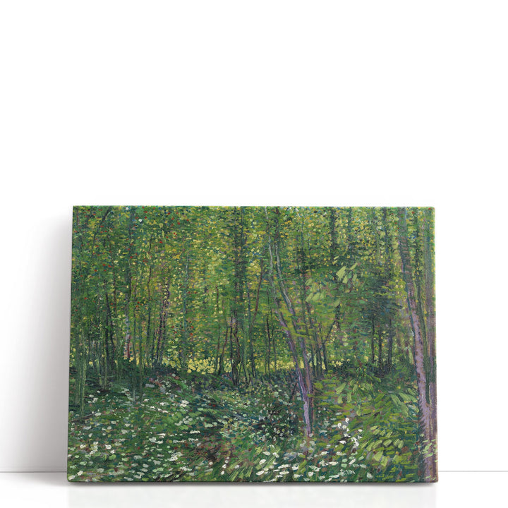 Trees and Undergrowth, 1887 - Canvas Print Wall Art