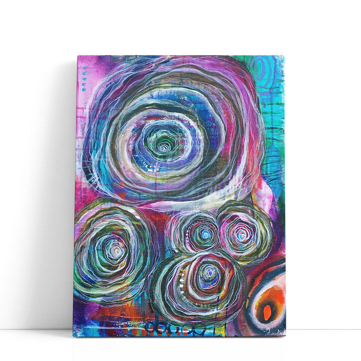 Circular Abstraction - Canvas Print Wall Art
