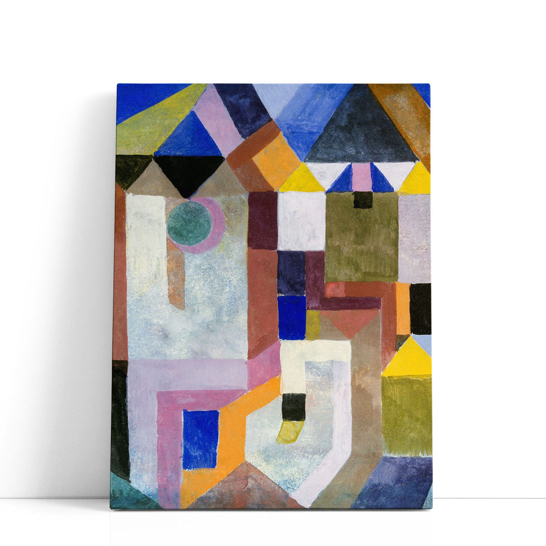 Colorful Architecture, 1917 - Canvas Print Wall Art