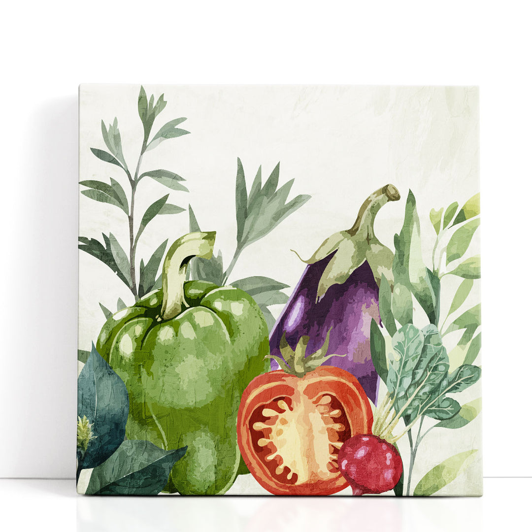 Veggie Farm 1 - Canvas Print Wall Art