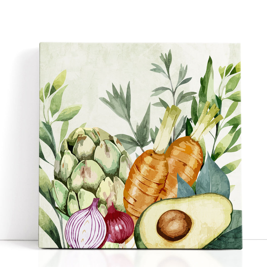 Veggie Farm 2 - Canvas Print Wall Art
