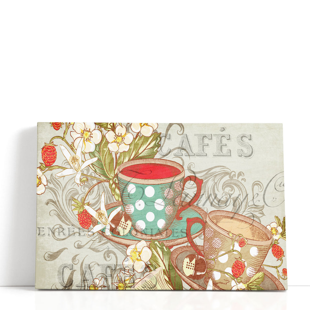 Coffee or Tea - Canvas Print Wall Art