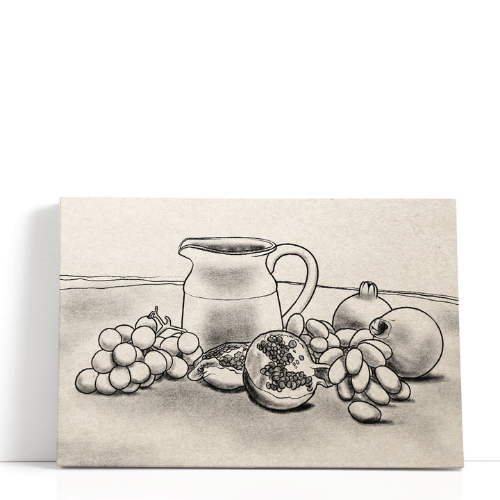 Fruits And Wine - Canvas Print Wall Art