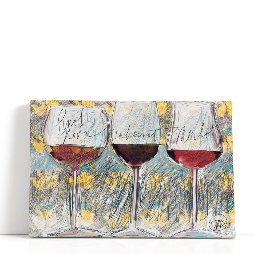 Wine 3 - Canvas Print Wall Art