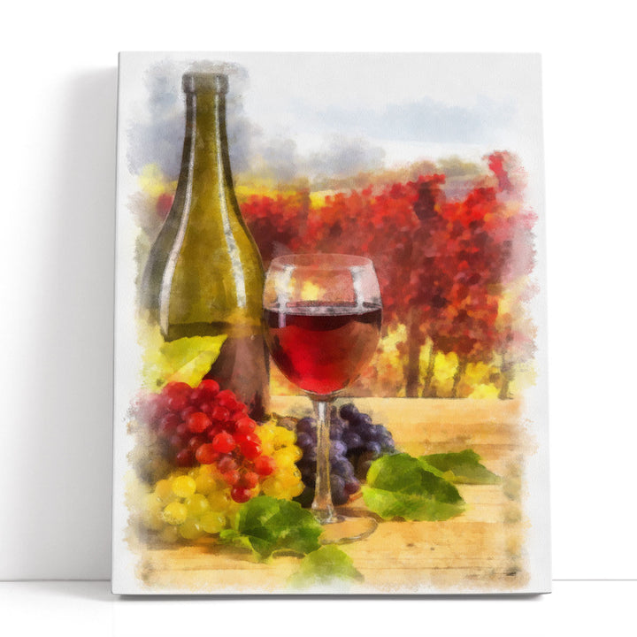 Wine II - Canvas Print Wall Art