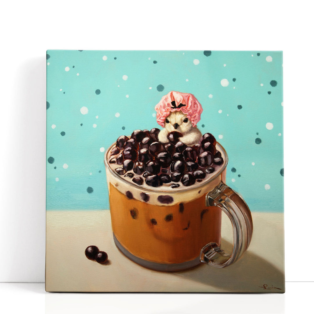 Boba Bath - Canvas Print Wall Art