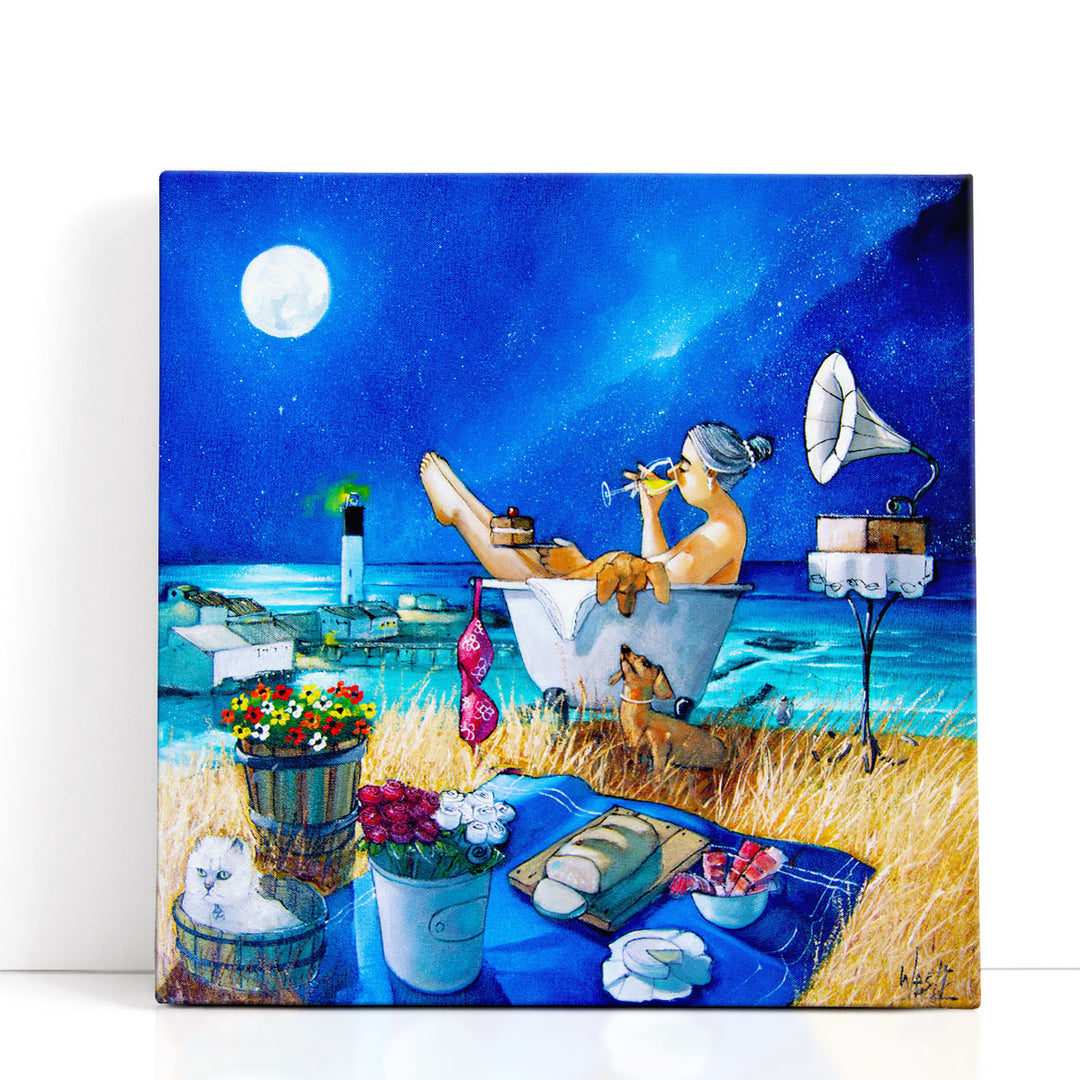 Just Perfect At Vlees Bay - Canvas Print Wall Art