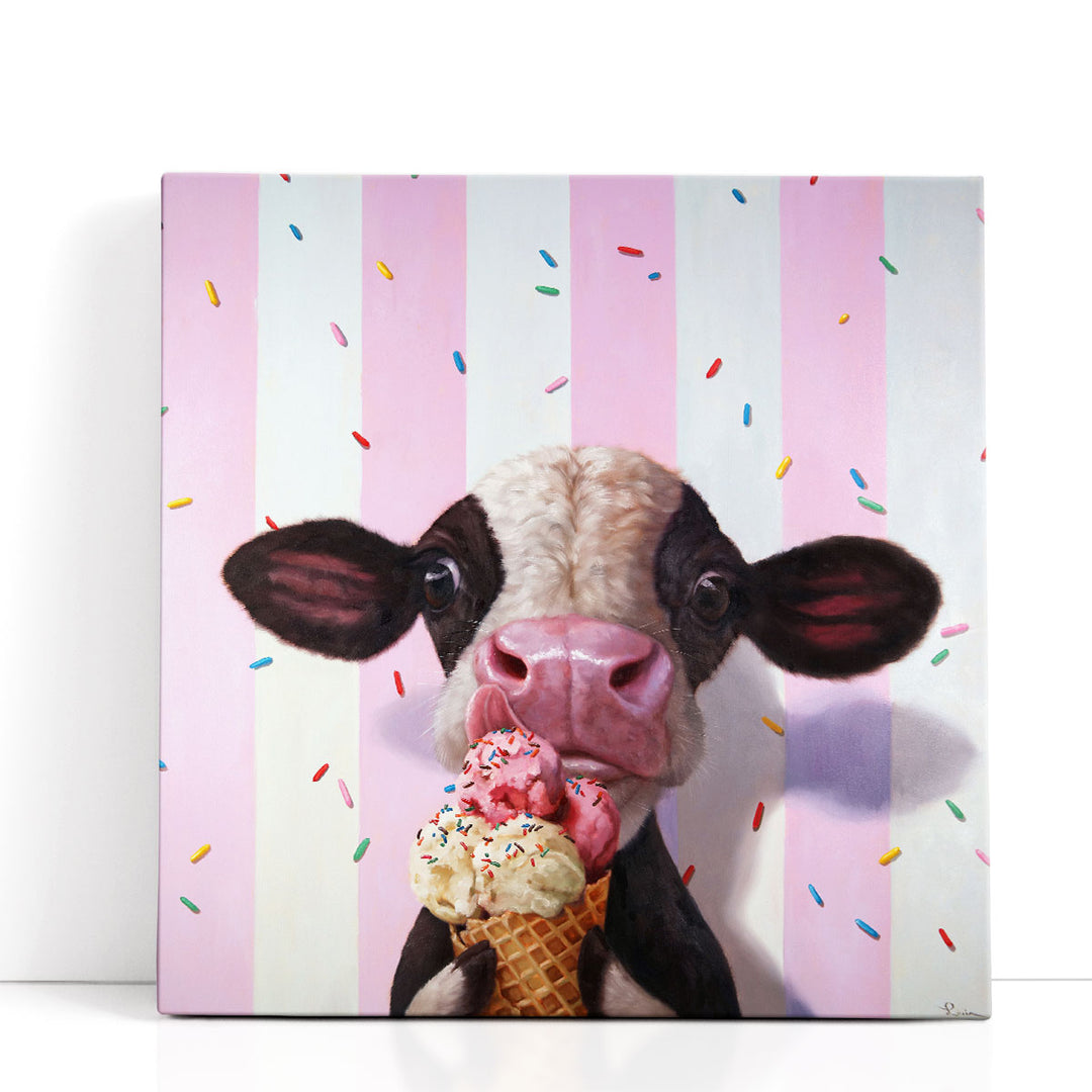 Mooo-Licious - Canvas Print Wall Art
