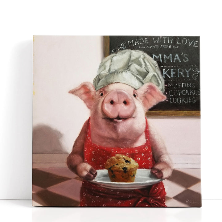 Pinkies Bakery - Canvas Print Wall Art