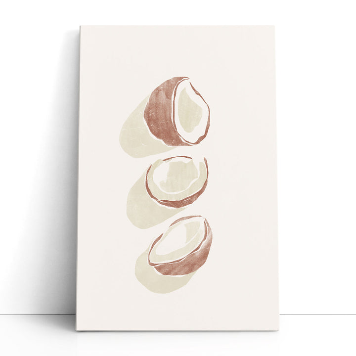 Tropical Coconuts - Canvas Print Wall Art