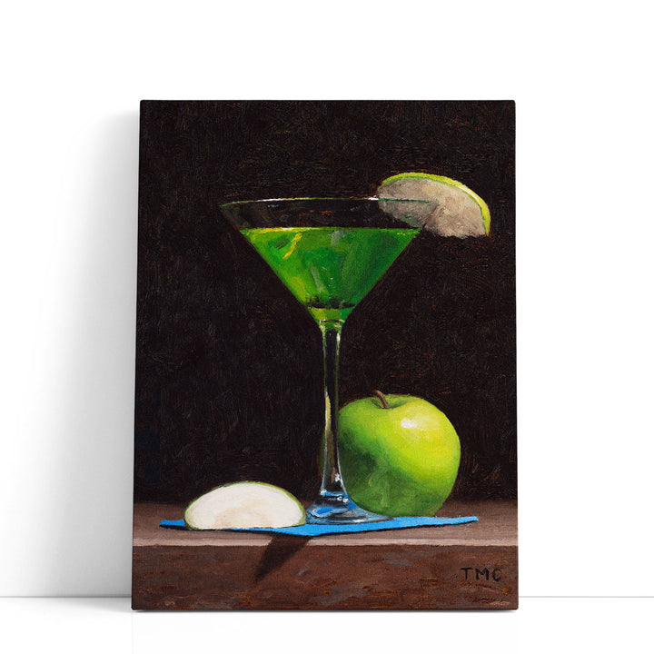 Sour Apple Martini - Canvas Print Wall Art