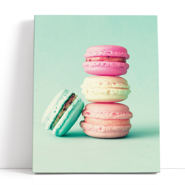 French Macarons - Canvas Print Wall Art