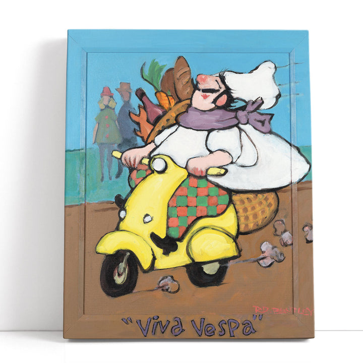 Viva Vespa - Canvas Print Wall Art