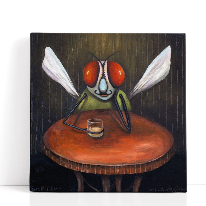 Bar Fly - Canvas Print Wall Art