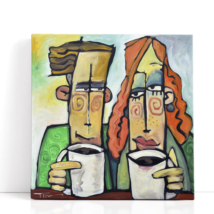 Coffee Date - Canvas Print Wall Art