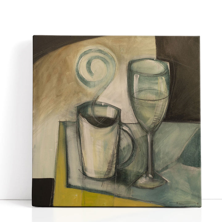 Coffee Wine - Canvas Print Wall Art