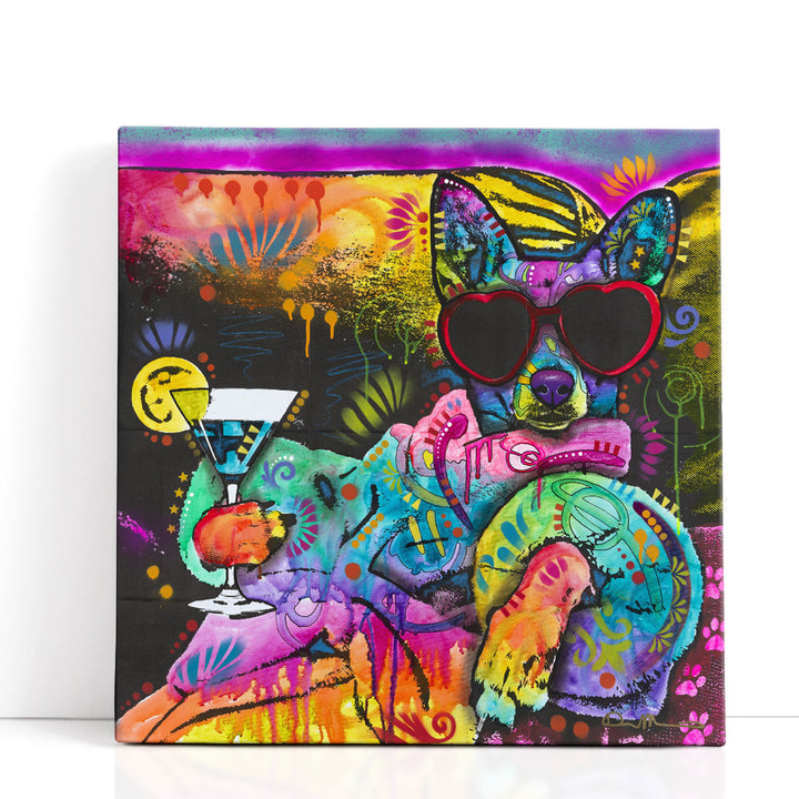 Cool Pup 2 - Canvas Print Wall Art