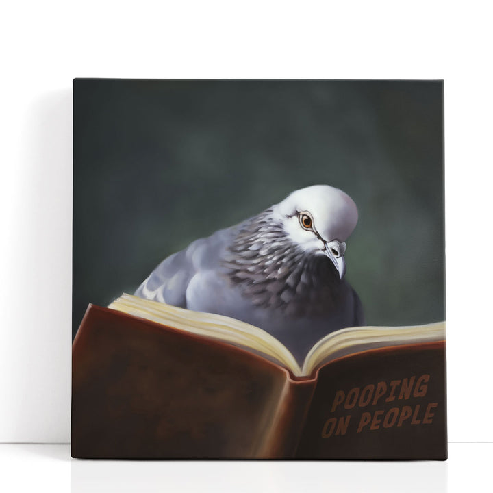 Pooping On People - Canvas Print Wall Art
