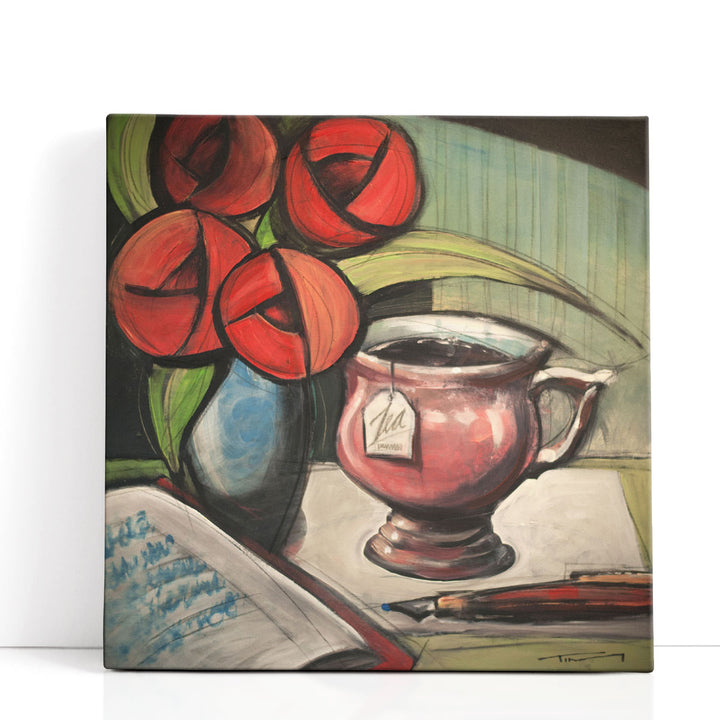 Tearose Journal - Canvas Print Wall Art