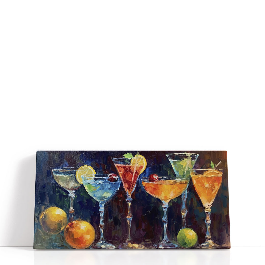 Margarita Cocktails - Canvas Print Wall Art