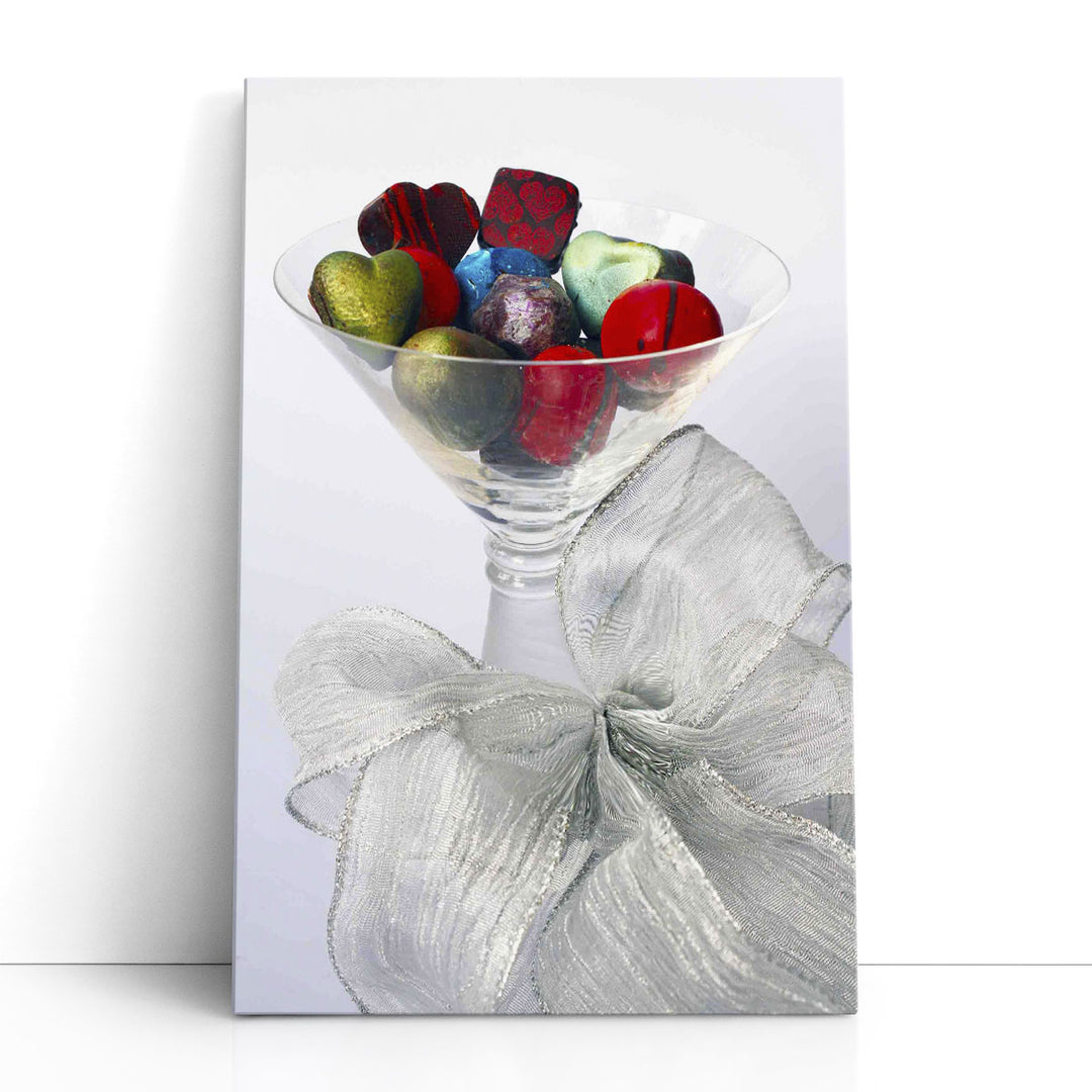 oversized modern art candy display