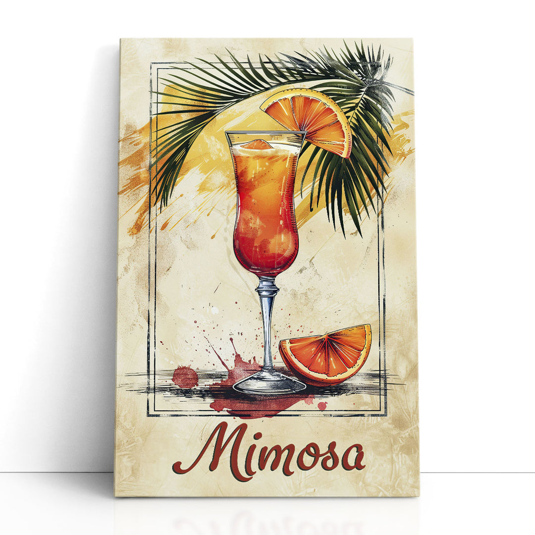 Mimosa Drink - Canvas Print Wall Art