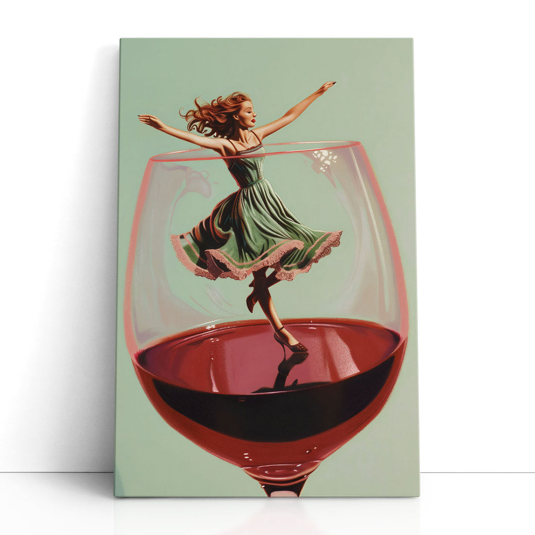 Wine Dance - Canvas Print Wall Art