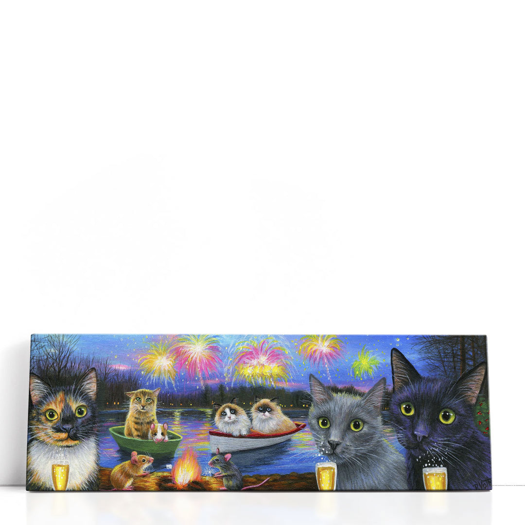 Cheers Bridget Voth - Canvas Print Wall Art