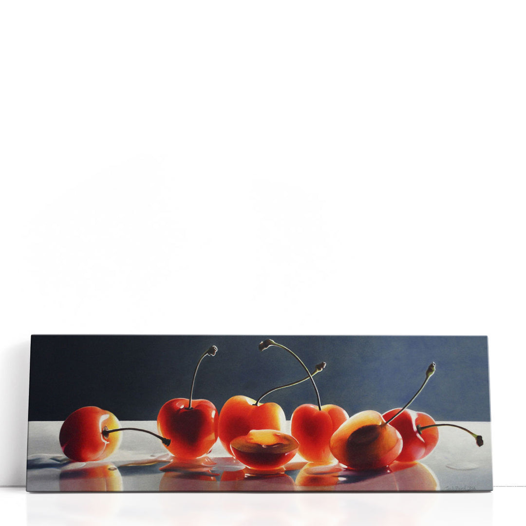 Red Fruit Wall Art cherries macro detail