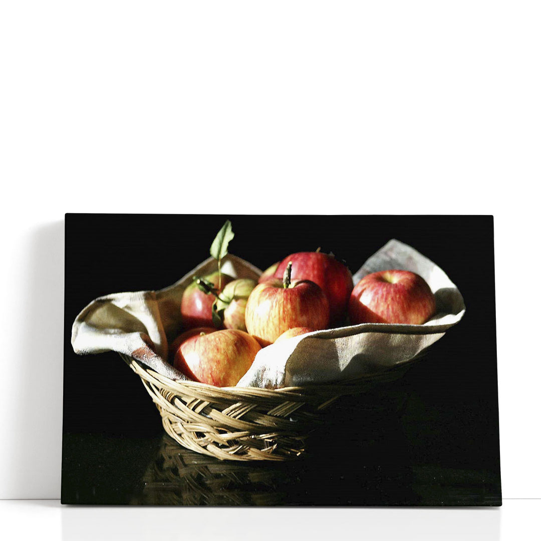 Red apple canvas art kitchen print