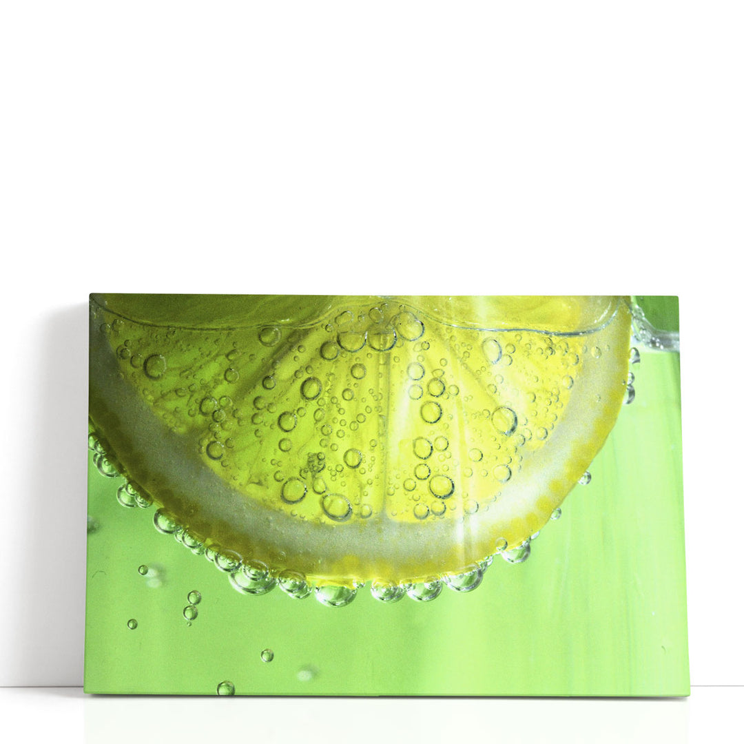 Lemon Slice Dana Brett - Canvas Print Wall Art