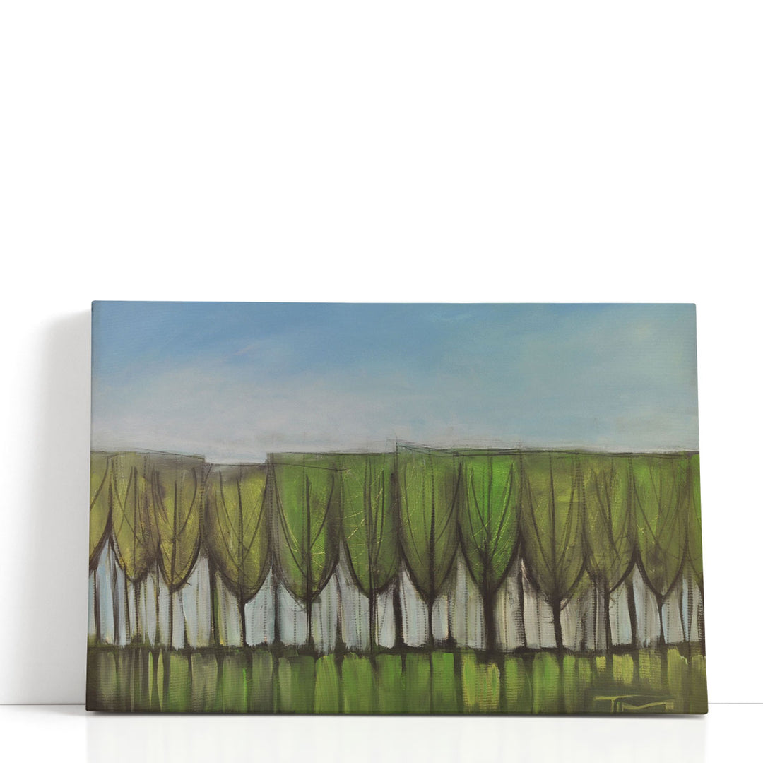 Wineglass Treeline - Canvas Print Wall Art