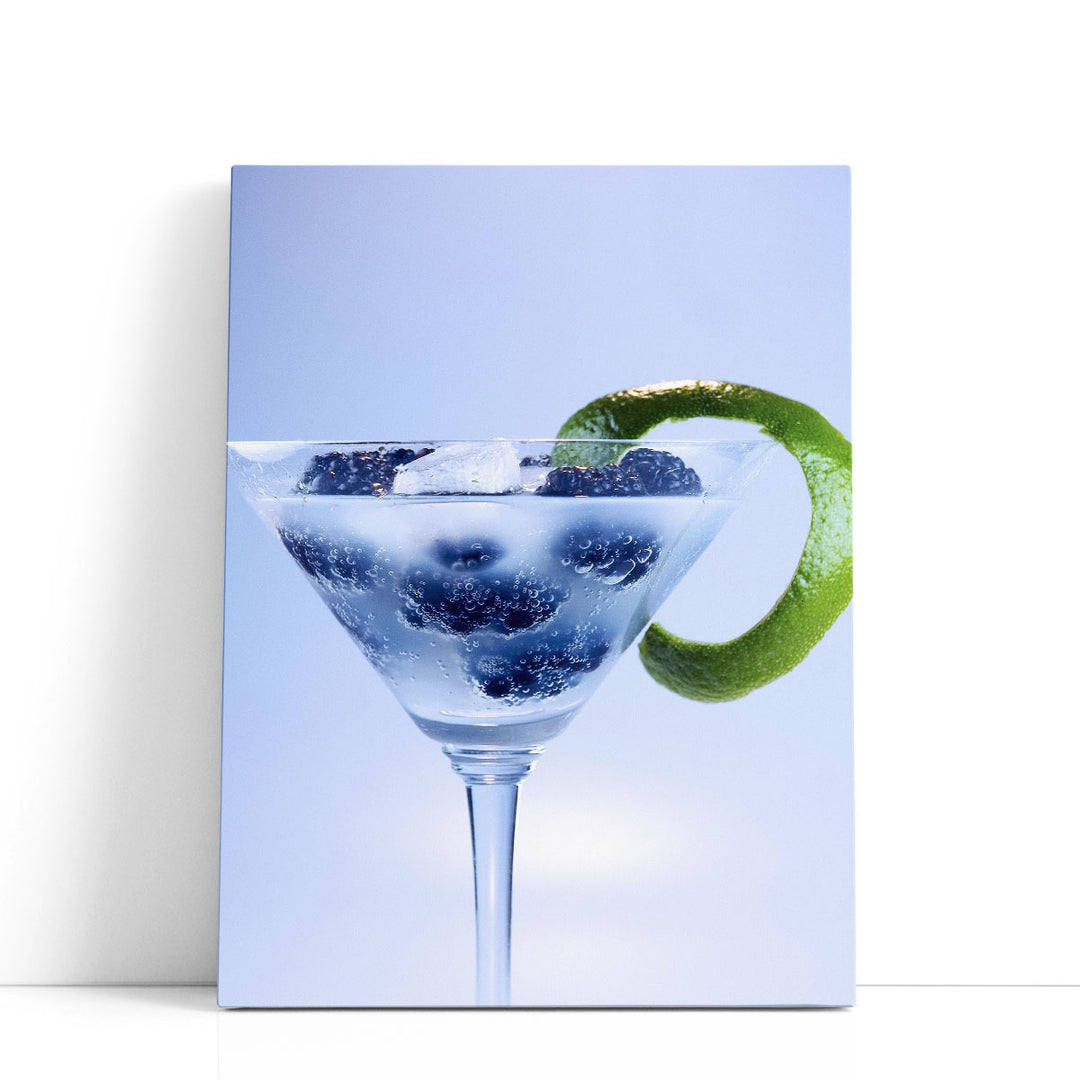 Berries And Gin 1 - Canvas Print Wall Art