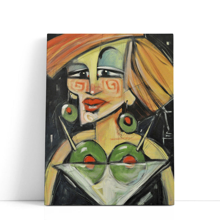 Cocktail Art Prints – abstract martini glass design