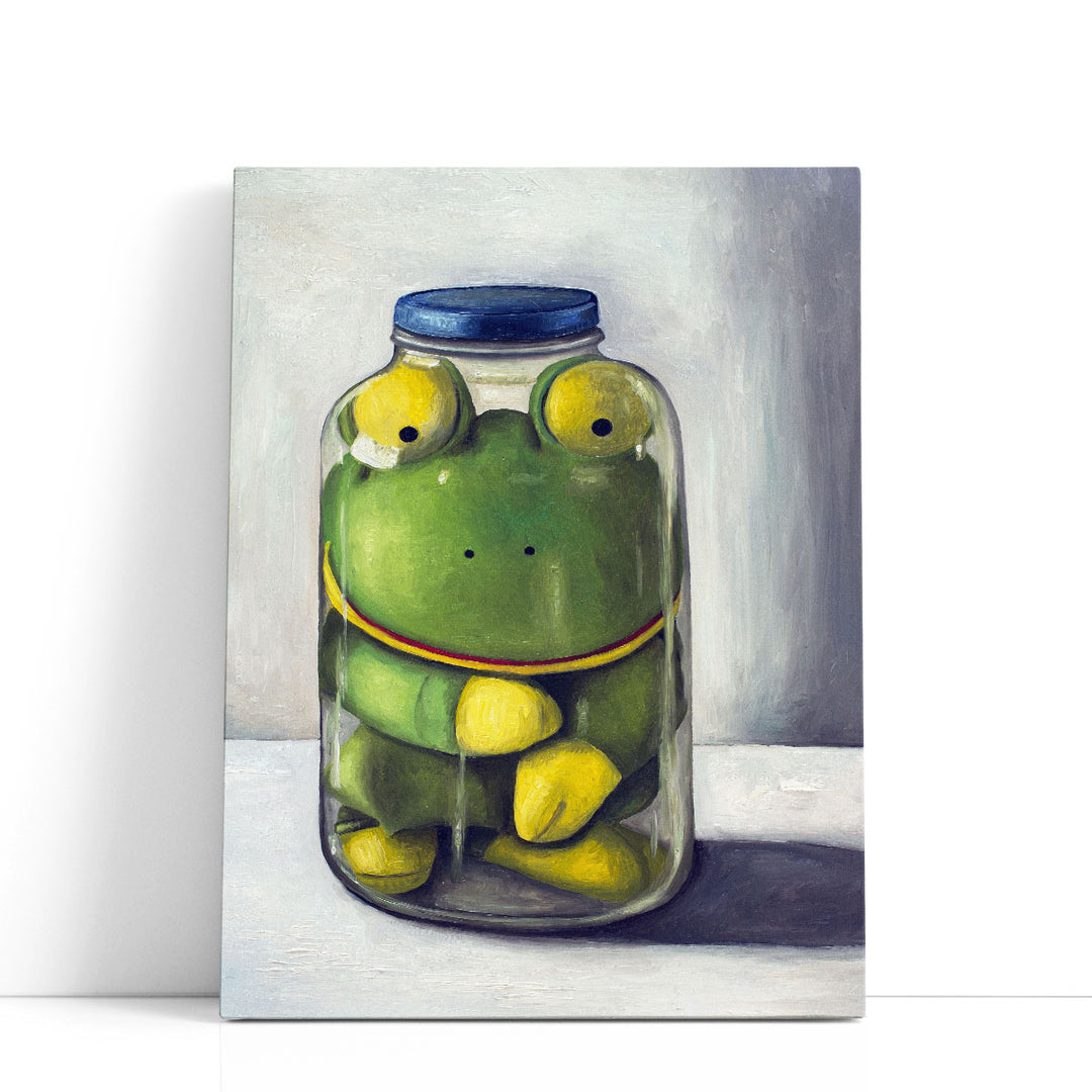 Preserving Childhood Frog - Canvas Print Wall Art