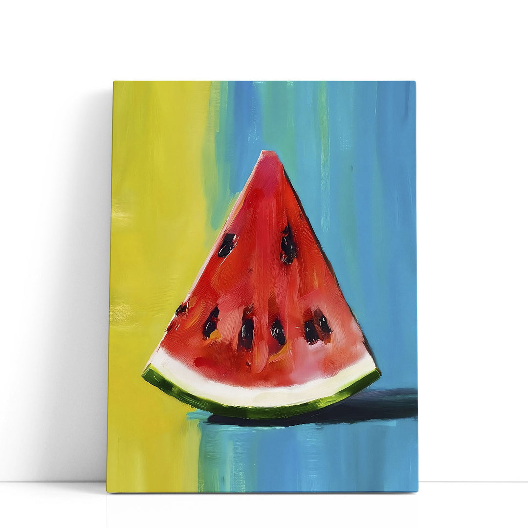 Watermelon Slice - Canvas Print Wall Art
