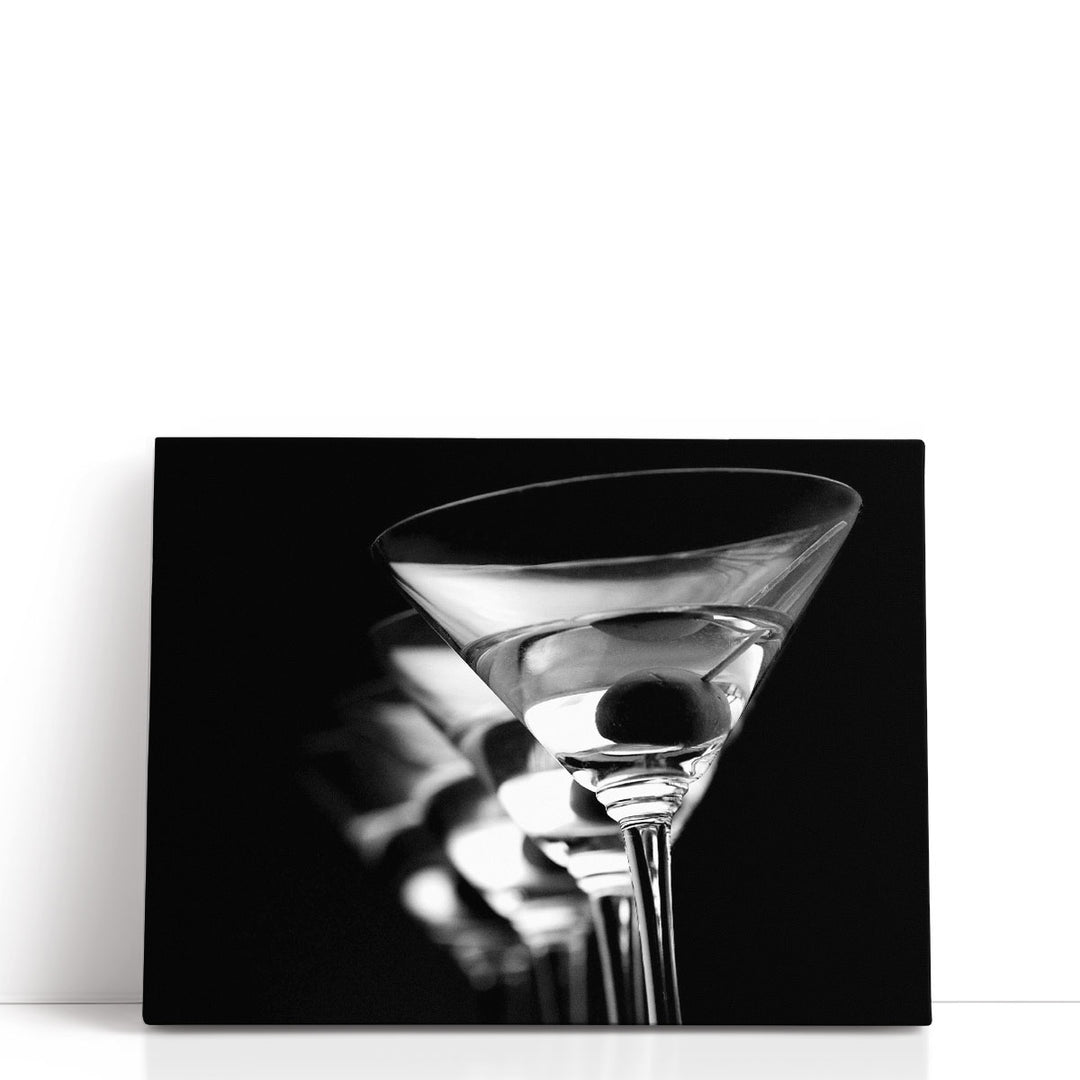 black and white wall art – glass silhouettes