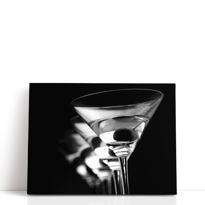 black and white wall art – glass silhouettes