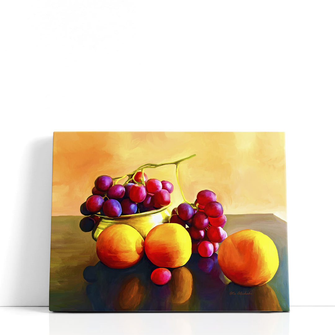 Fruit Wall Art – vibrant orange