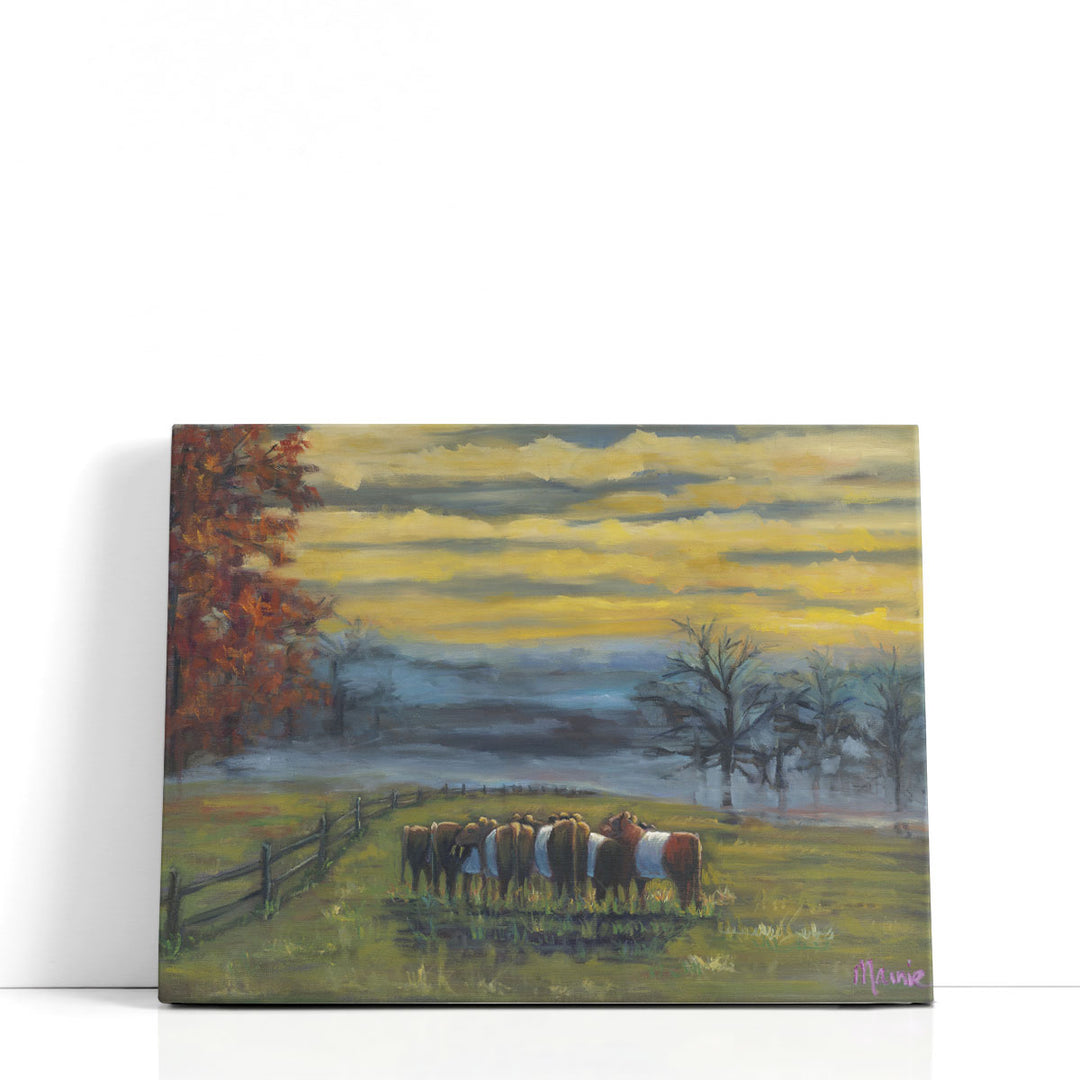 Huddle Fall - Canvas Print Wall Art