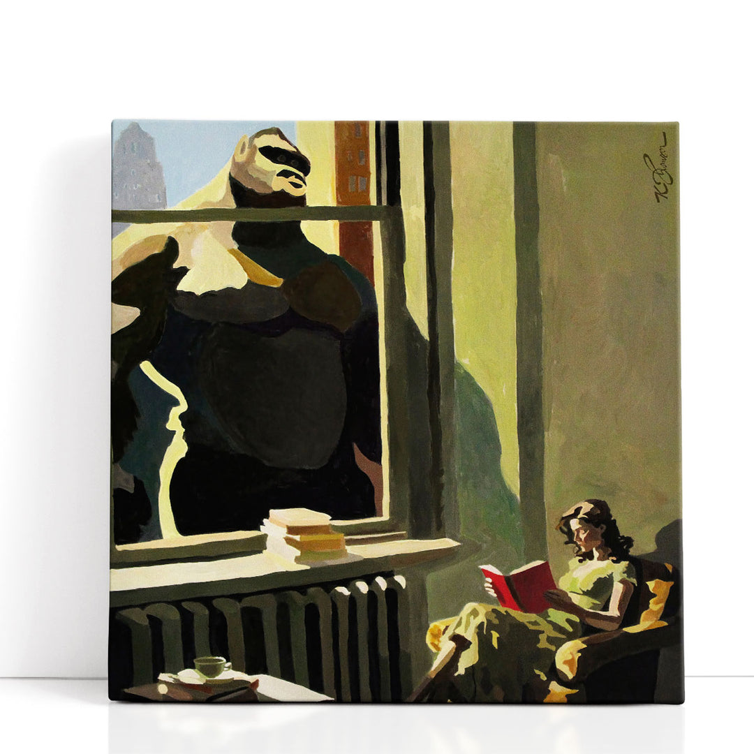 A Good Book - Canvas Print Wall Art