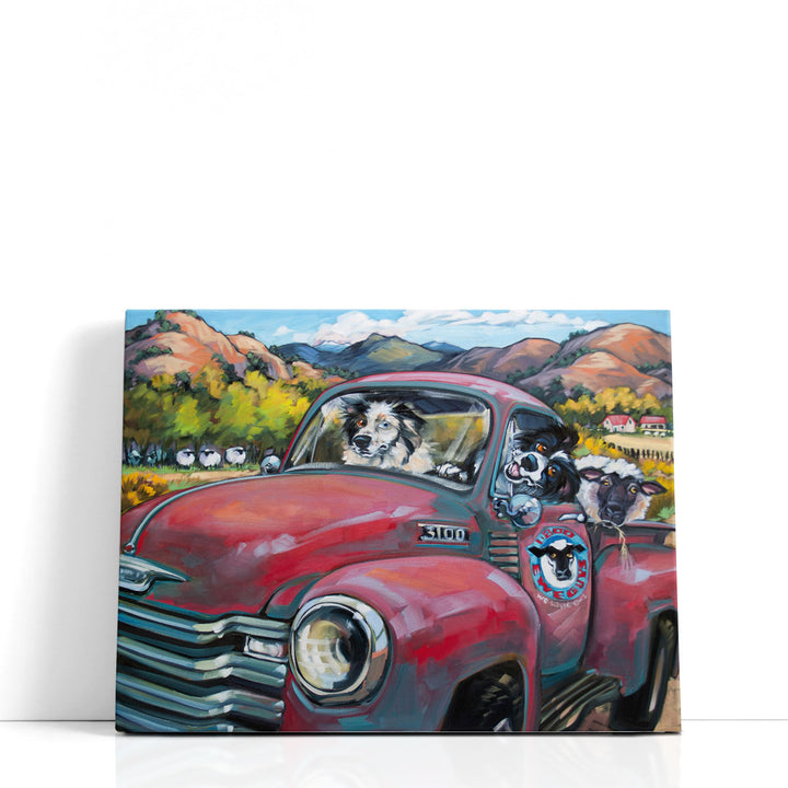 1-800 Ewe Guys - Canvas Print Wall Art