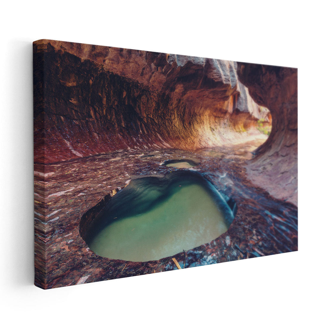 Narrows in Zion National Park, Utah - Canvas Print Wall Art