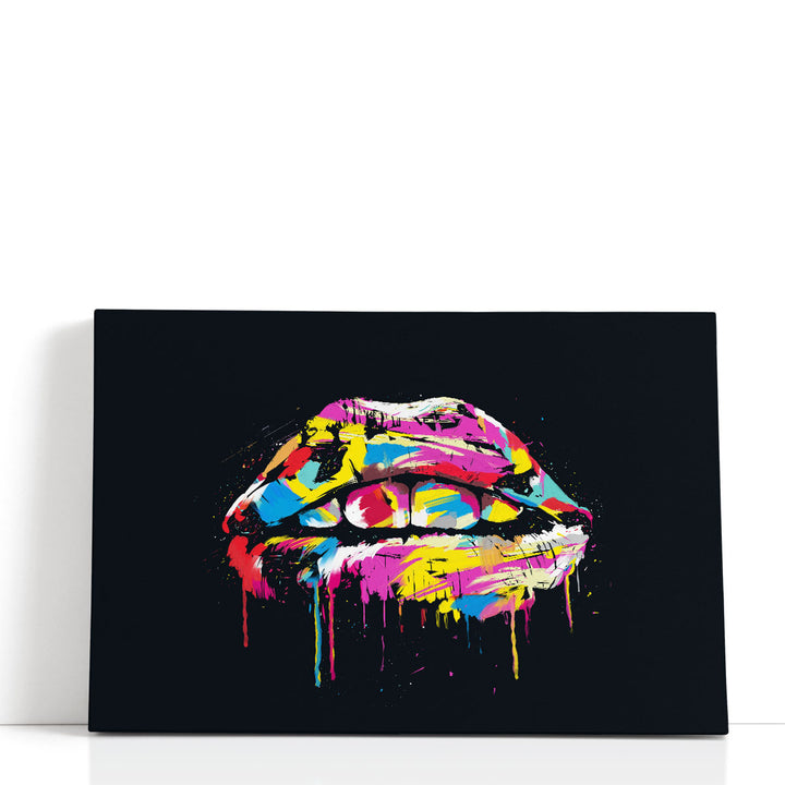 Colorful Lips - Canvas Print Wall Art
