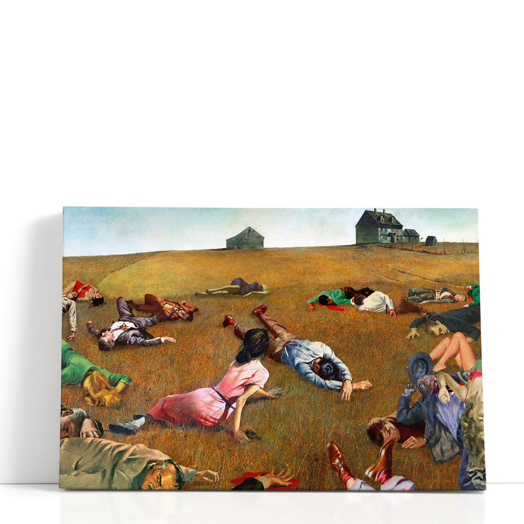 Christina Stands Her Ground - Canvas Print Wall Art