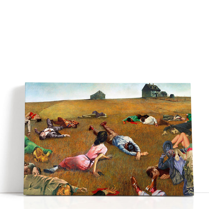 Christina Stands Her Ground - Canvas Print Wall Art